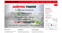 Desktop Screenshot of martens-traktor.be