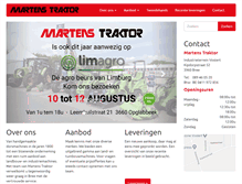 Tablet Screenshot of martens-traktor.be